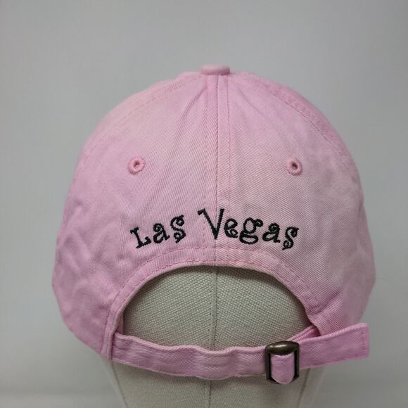 Golden Nugget Slideback Hat Pink OSFA Adjustable Embroidered Rhinestone - Picture 7 of 11